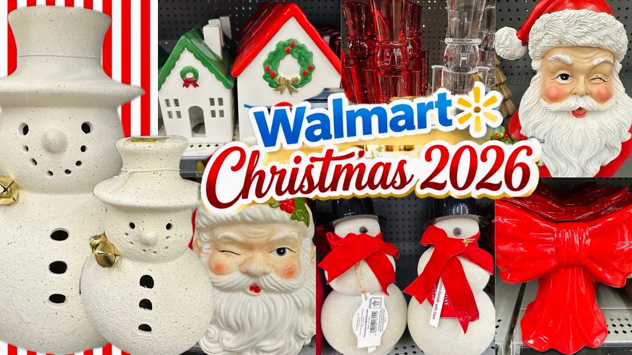 Новогодние покупки в Walmart 2026 🎄 НОВИНКИ в традиционном стиле + аналоги Pottery Barn!