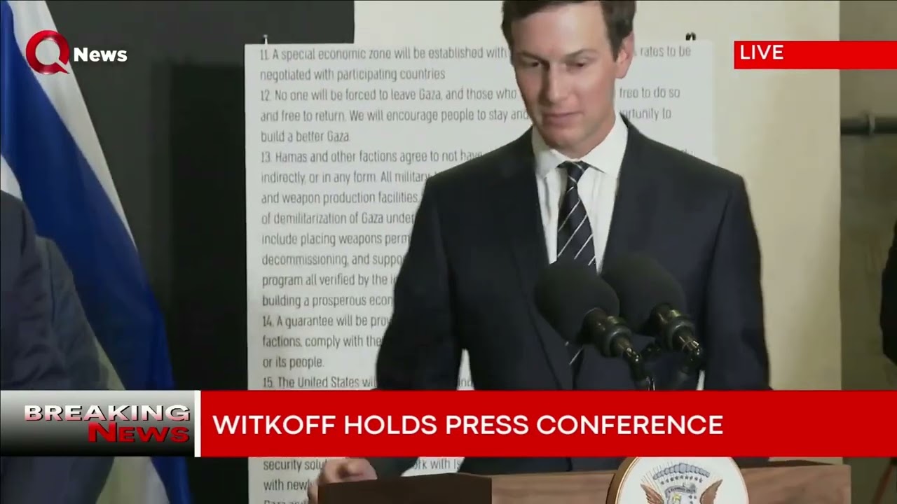 Witkoff: We work out how to shift from war to peace in Gaza | QNews