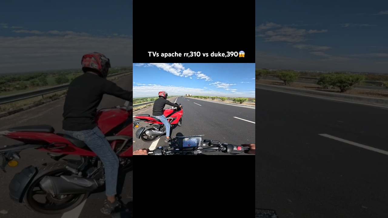 TVs apache rr,310 vs duke,390😱 #tvs #rr310 #tvshow #duke #duke390 #rider #bike