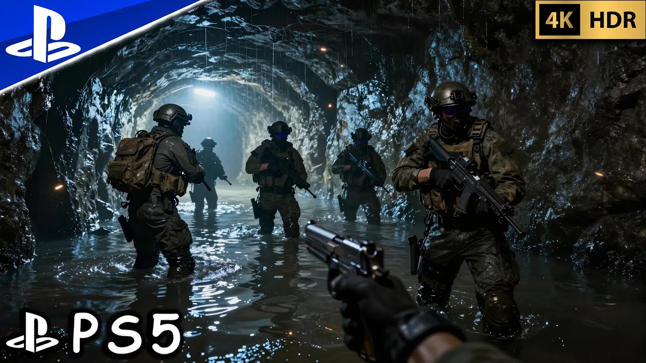 (PS5) ЗАСАДКА В ЛОНДОНСКОМ МЕТРО | РЕАЛИСТИЧНЫЙ УЛЬТРАГРАФИЧЕСКИЙ ГЕЙМПЛЕЙ [4K60FPS HDR] Call of ...