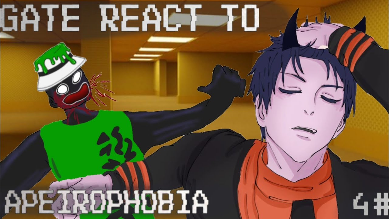 Gate react to TANKFISH Roblox Apeirophobia: Roblox Backroom Experience The Sequel (part4)