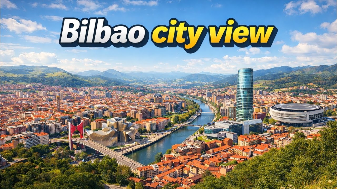 Bilbao city view | Basque Country | pais vasco España #lifeineuropemrj  