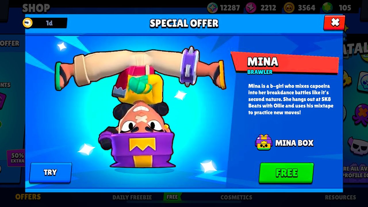 БЕСПЛАТНАЯ МИНА!?😱 НОВЫЙ БРАВЛЕР И ПОДАРКИ - Brawl Stars