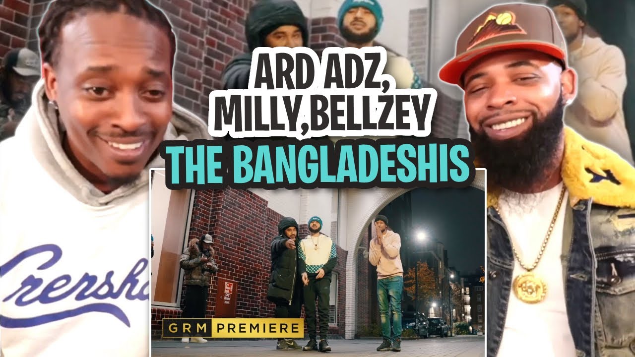 TRE-TV REACTS TO -  Ard Adz ft. Milly 95 & Bellzey - The Bangladeshis [Music Video] | GRM Daily