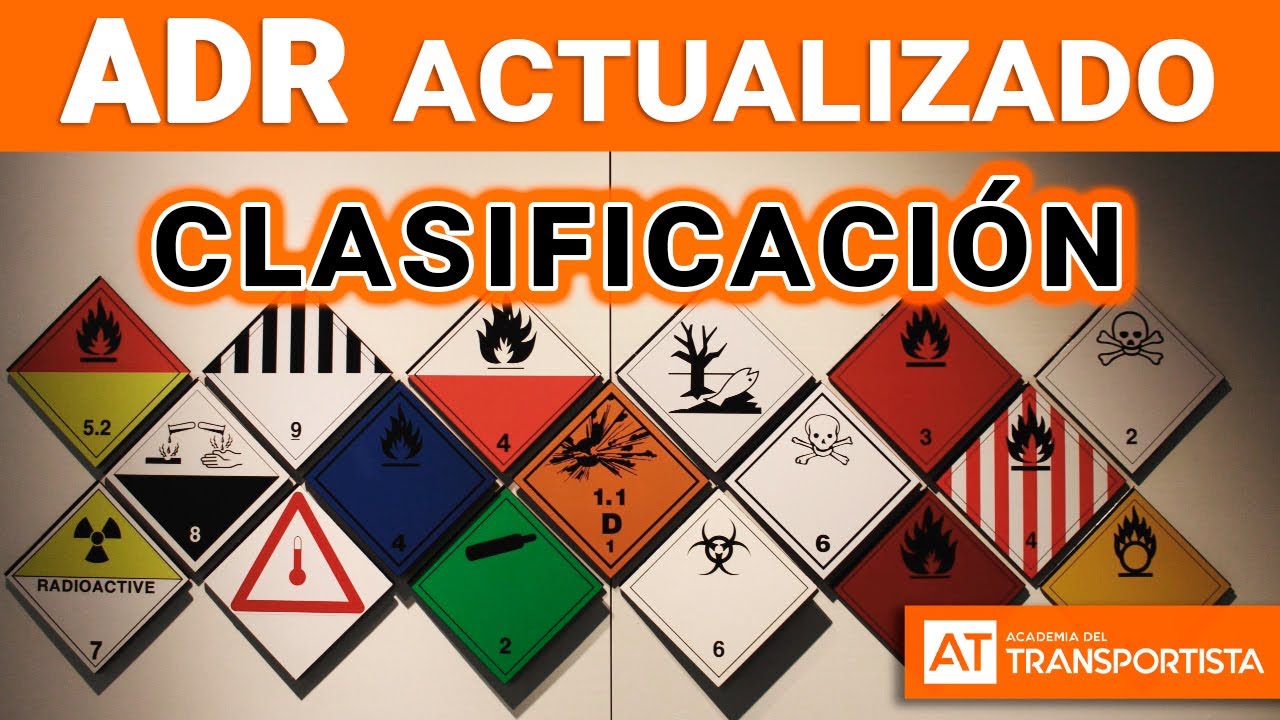 Novedades ADR en la Clasificación Mercancías Peligrosas. ☢️🔥🔶 ADR ACTUALIZADO 2024