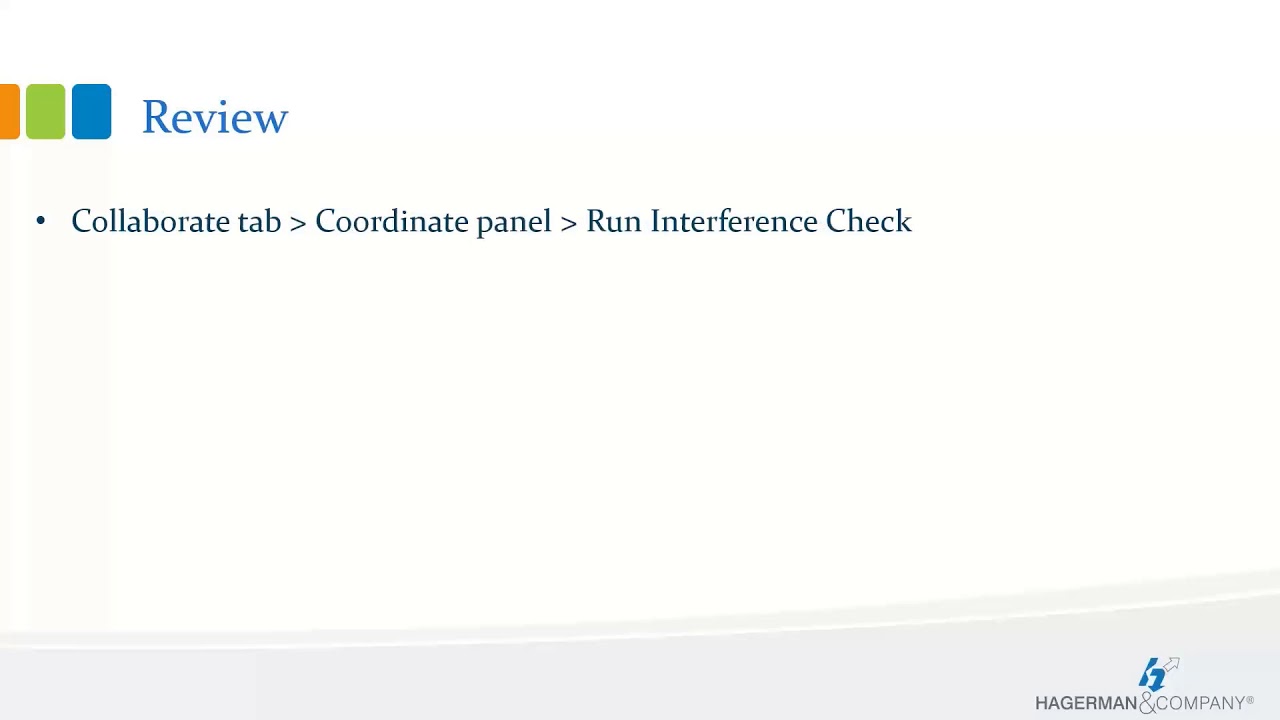 Interference Checking in Autodesk Revit