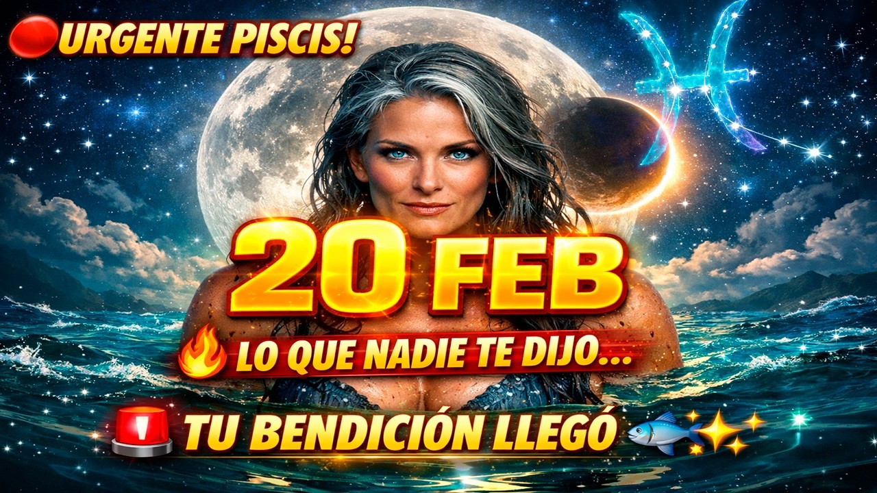 🔴 ¡TEMPORADA PISCIS! 20 FEBRERO 🔥 LO QUE NADIE TE DIJO... 🚨 TU BENDICIÓN LLEGÓ 🐟✨💫