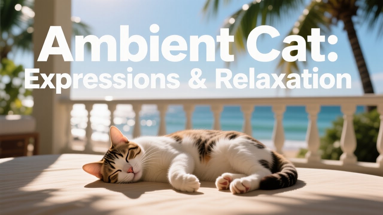Ambient cat   Expressions and relaxation - by Frarang