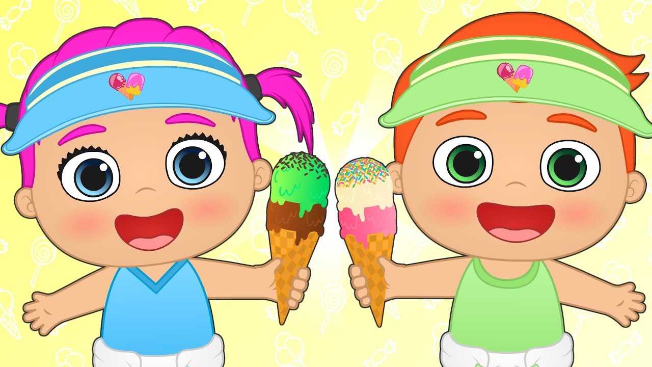 BABY ALEX AND LILY 🍨 Learn how to Make Ice Cream with Babies | Cooking Games and Cartoons
