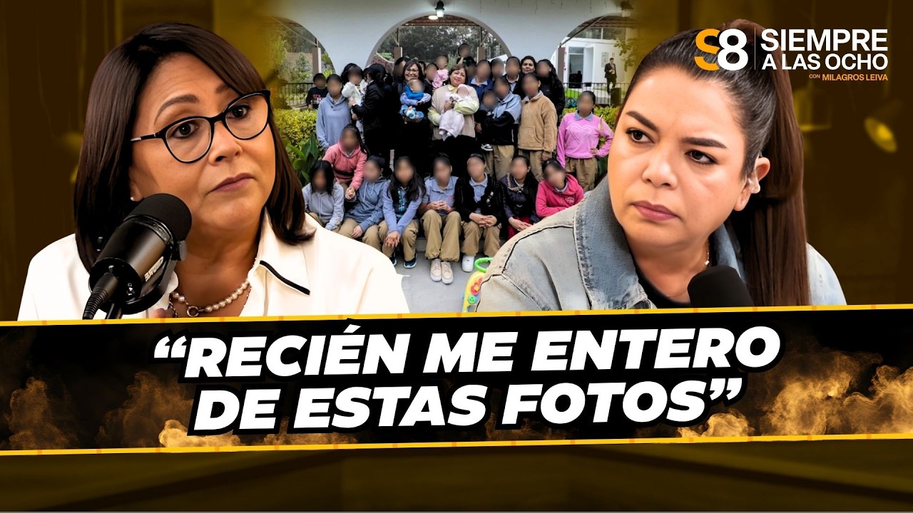 MILAGROS DE AGUAYO responde sobre POLÉMICA por fotos con MENORES VIOLENTADAS
