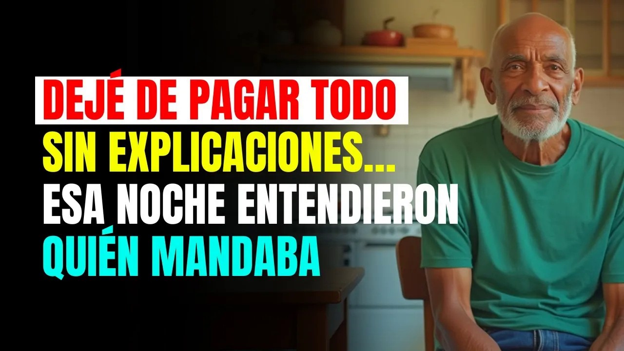 DEJÉ de PAGAR TODO sin EXPLICACIONES… esa NOCHE entendieron QUIÉN MANDABA es srt