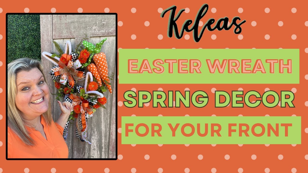 Easter Wreath Spring Decor for Your Front Door