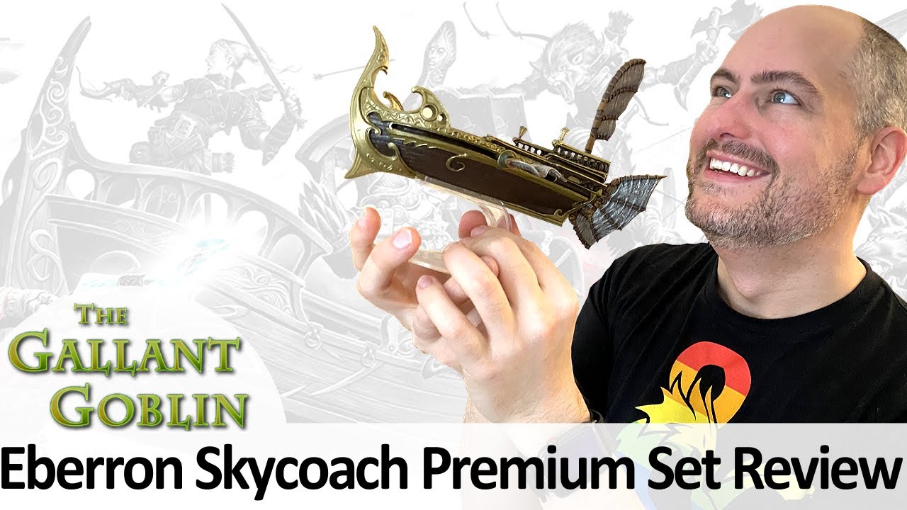 Skycoach Premium Set Review - Eberron: Rising from the Last War - D&D Icons of the Realms Miniatures