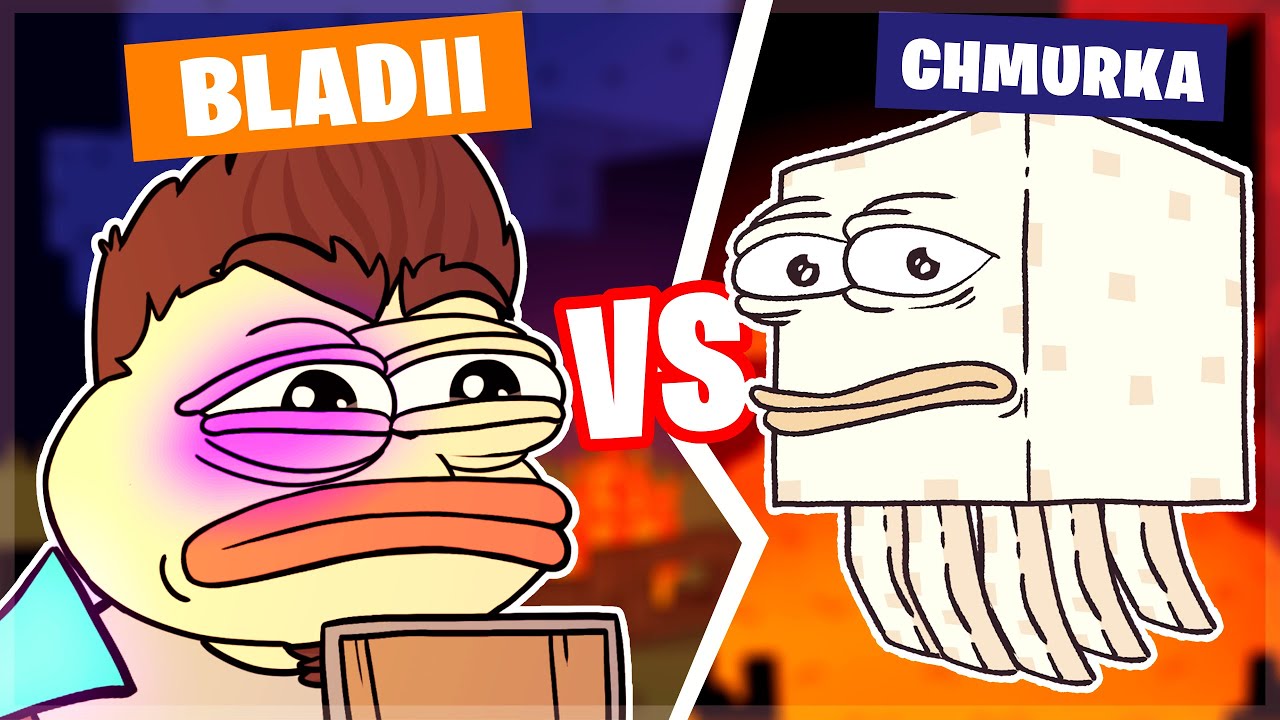 🍒 POLSCY SPEEDRUNERZY -   @Bladii vs Chmurka  (Animacja)