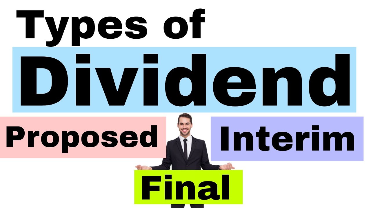 Dividend | Types of Dividend | Proposed Dividend | Final Dividend | Interim Dividend