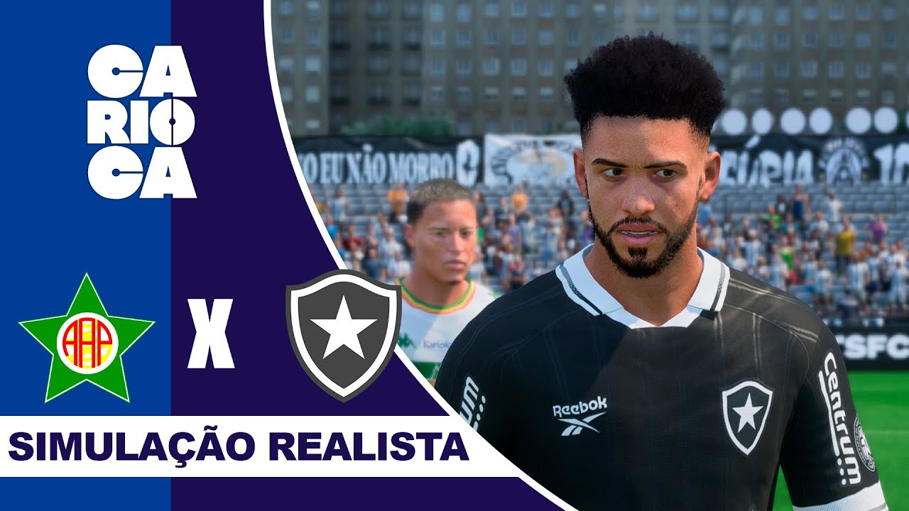 PORTUGUESA-RJ X BOTAFOGO | Campeonato Carioca 2026 | Simulação Realista