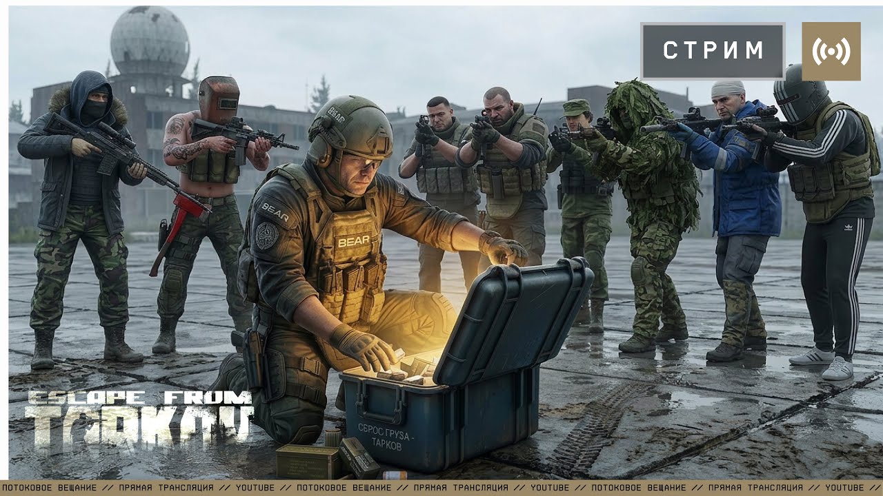 EFT - БОССЫ НА РЕЗЕРВЕ. РОЗЫГРЫШ ИГРЫ (STEAM) MARATHON (смотри Twitch и участвуй)