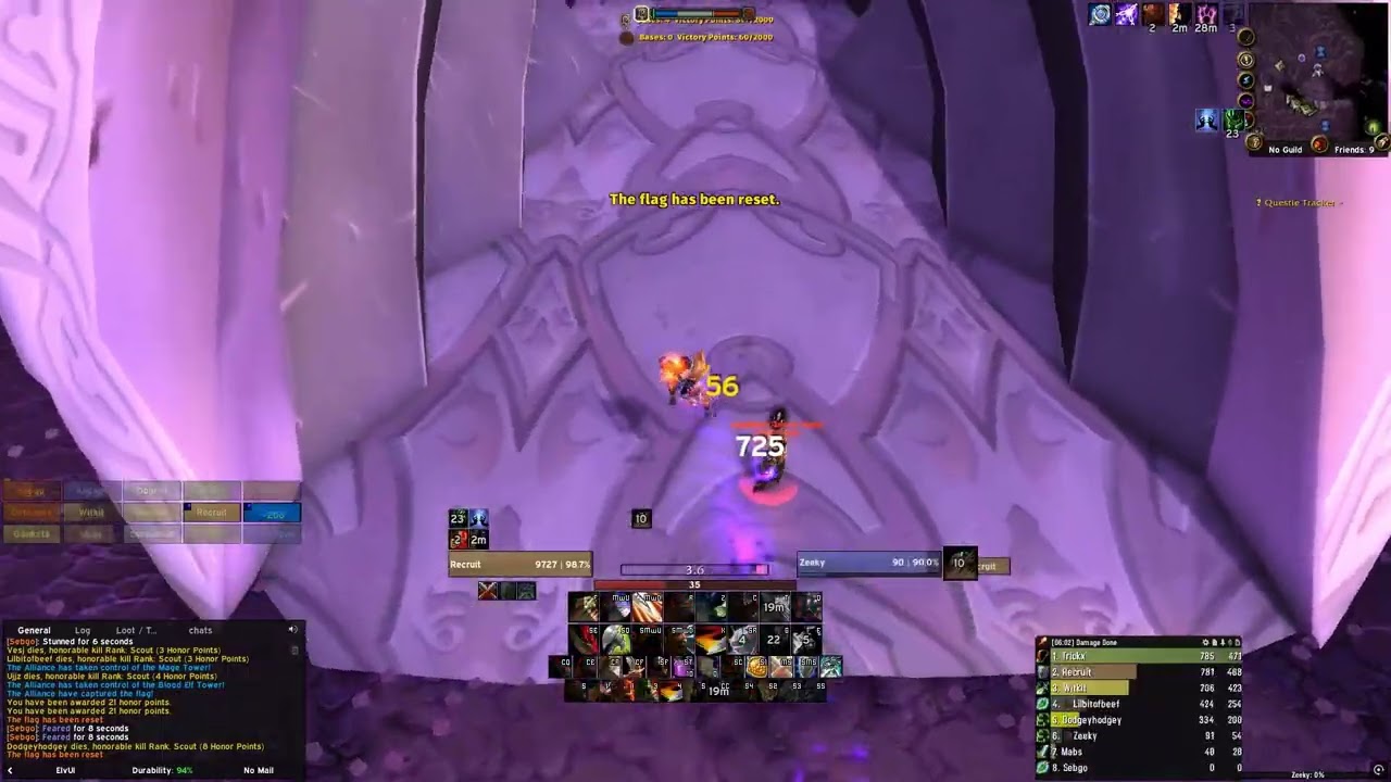 TBC ANNIV Warrior PVP W/Deepthunder EOTS Premade on nightslayer