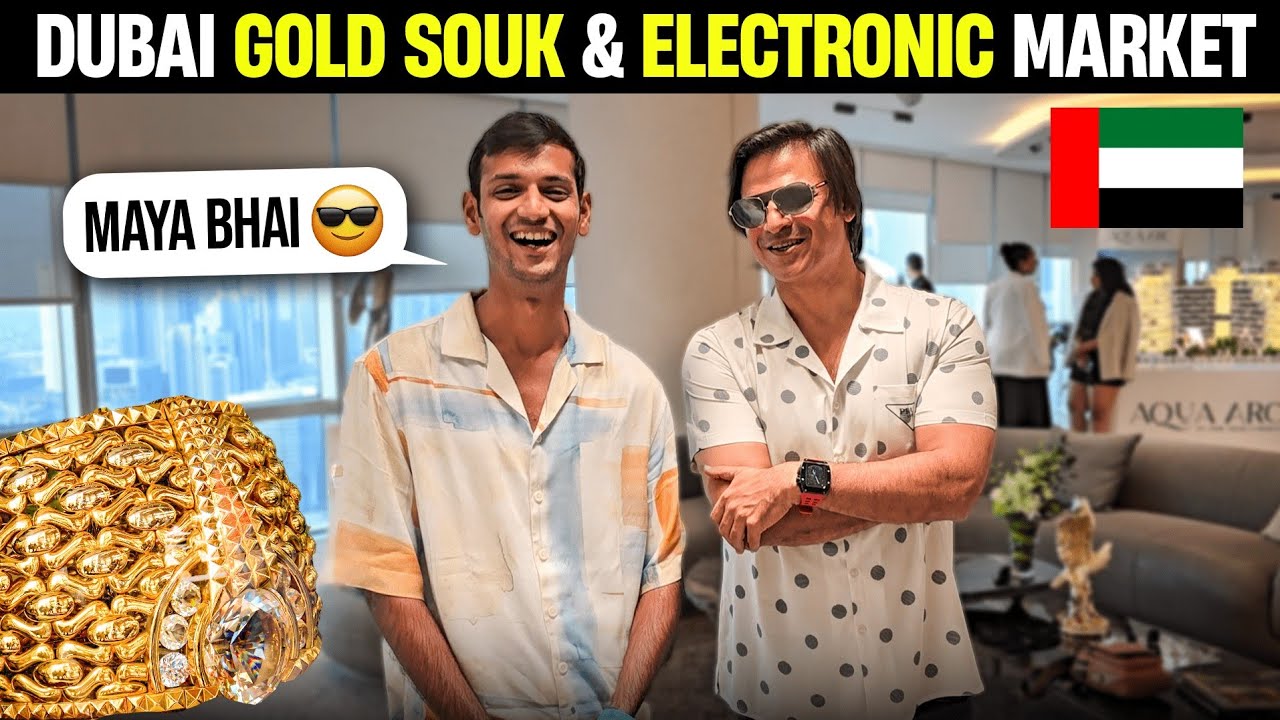 Met Vivek Oberoi & Exploring Gold Souk, Electronic Markets of Dubai 🇦🇪