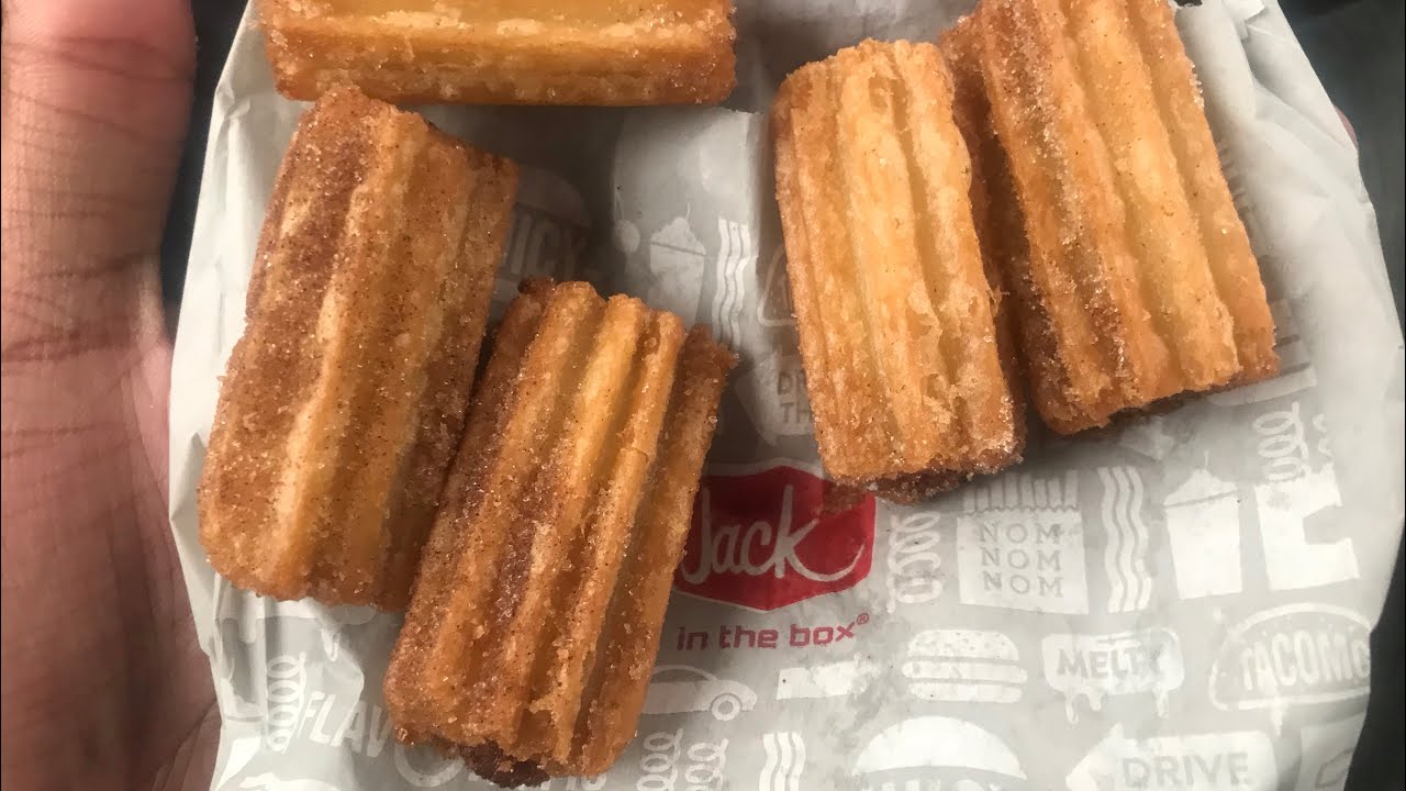 $1 5 PIECE MINI CHURRO JACK IN THE BOX SPECIAL!!! TASTE TEST/REVIEW -