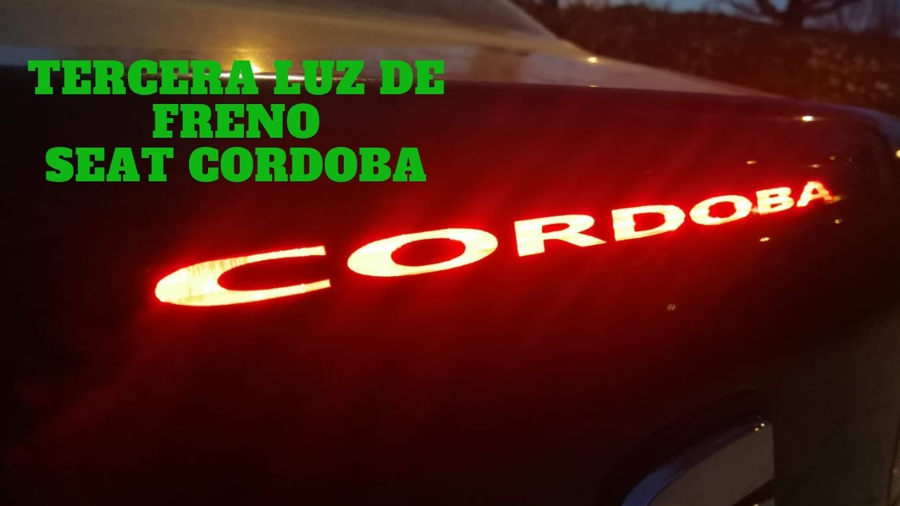 Pegatina para la tercera luz de freno Seat Córdoba 2 / Brake light sticker