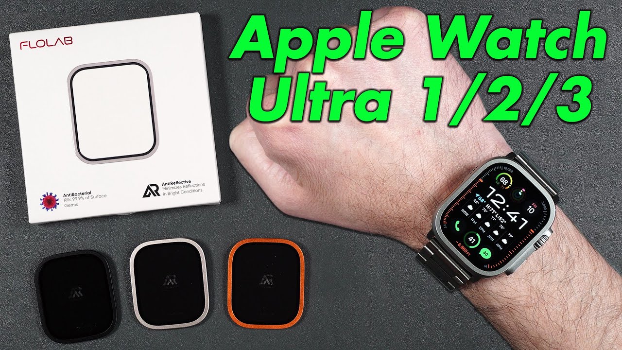 ЛУЧШАЯ защита экрана для Apple Watch Ultra 3? Обзор и тесты FLOLAB NanoArmour AR!