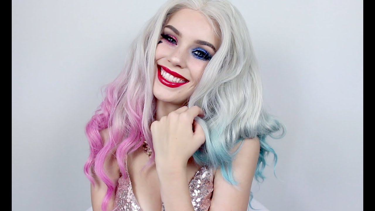 Harley Quinn Club Scene Suicide Squad Inspired Makeup Tutorial