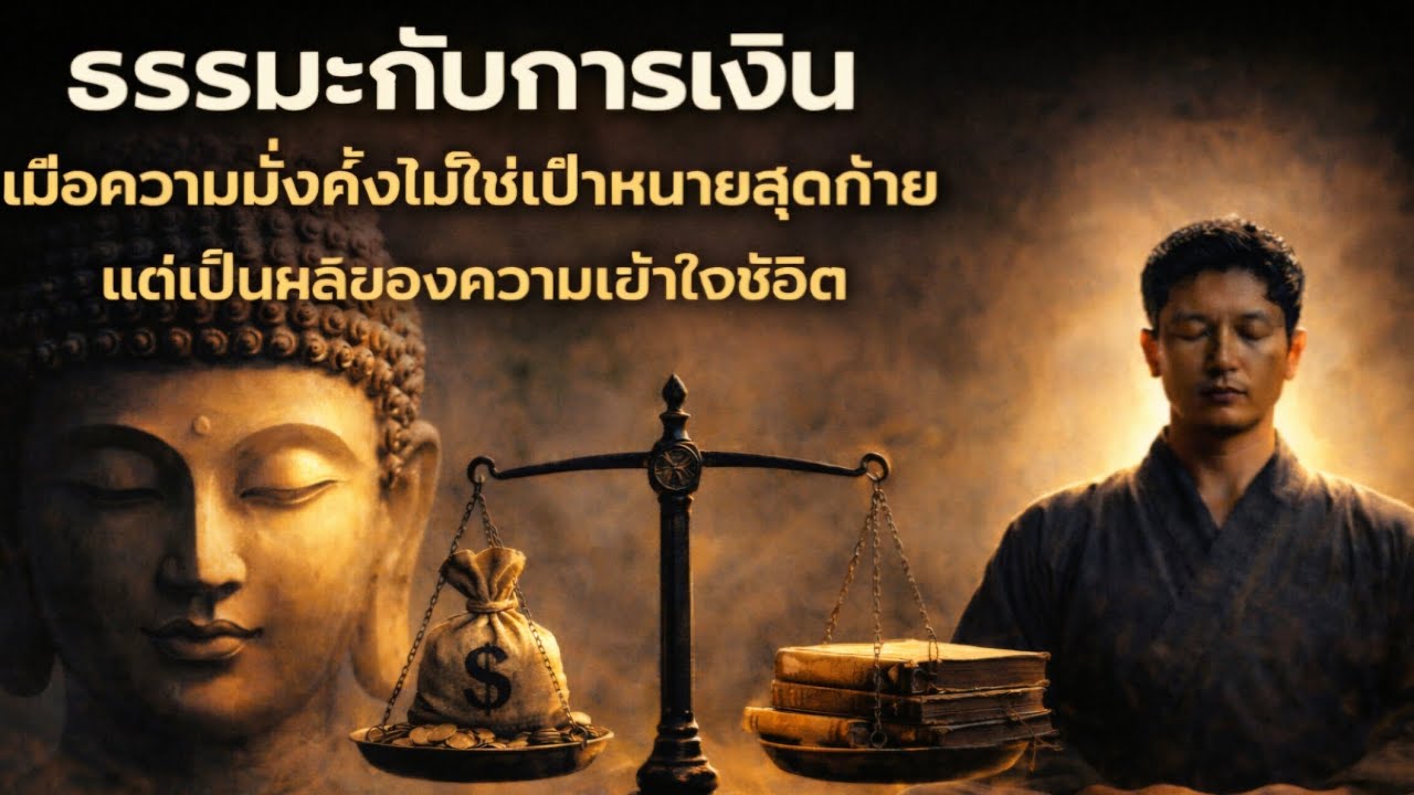 ธรรมะกับการเงินเมื่อความมั่งคั่งไม่ใช่เป้าหมายสุดท้ายแต่เป็นผลของความเข้าใจชีวิต