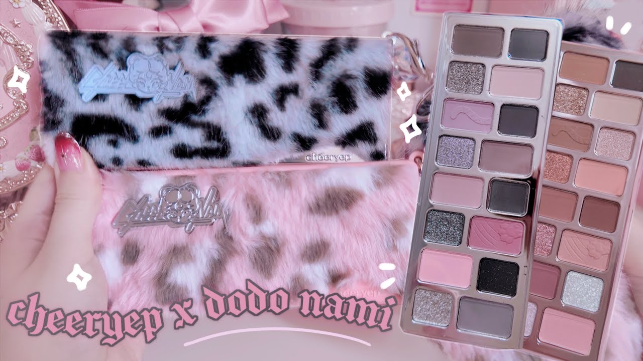 💗 fluffy leopard print palettes wait for me | cheeryep dodo nami collab
