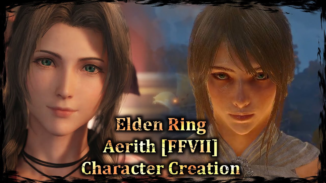 ELDEN RING || Aerith [Final Fantasy 7] - Female Character Creation
