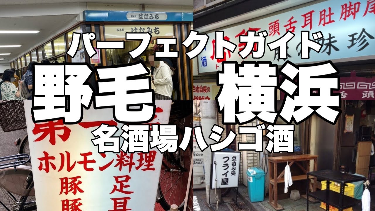 野毛横浜昼飲みハシゴ酒パーフェクトガイド【じぃえんとるまん】【はなみち】【伸喜】【まんぼう】【福田フライ】【第一亭】【豚の味珍】