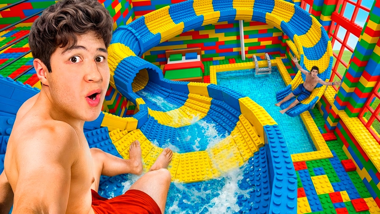 Convertí Mi Casa De Lego En Un Parque Acuático