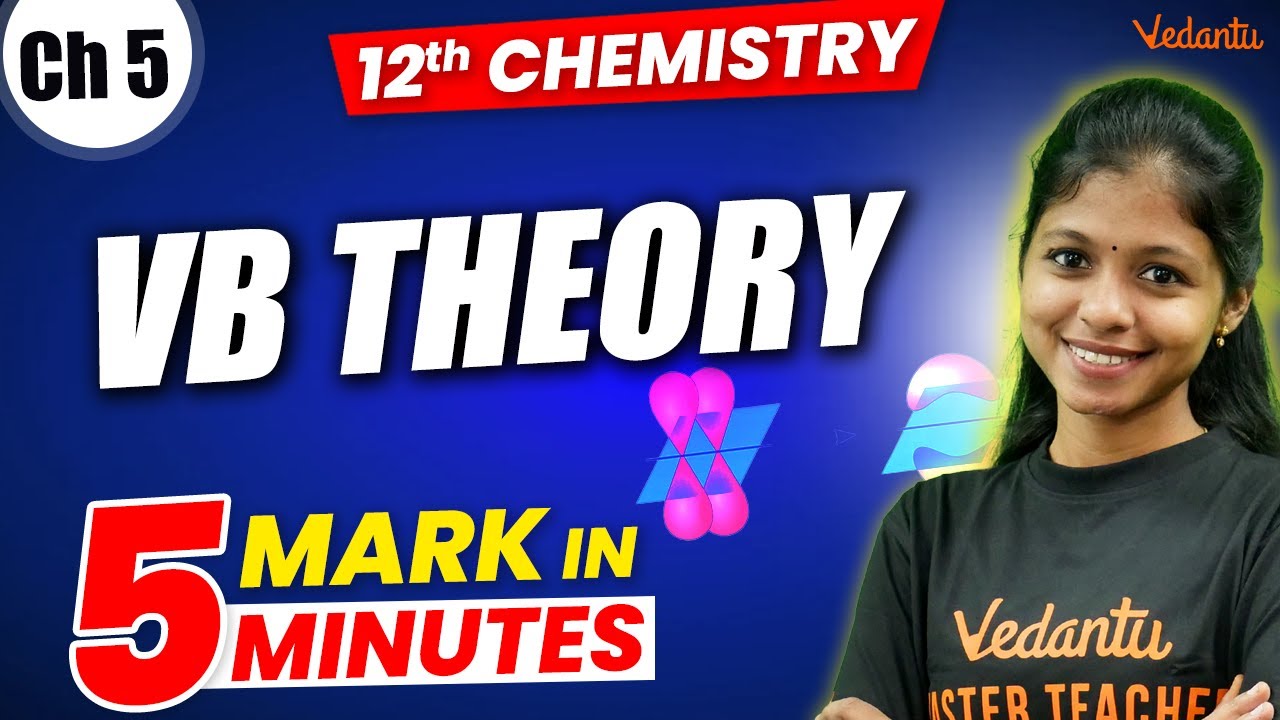 12th Chemistry | CH 5 - VB Theory | 5 Mark in 5 Minutes | Shravanee Ma'am