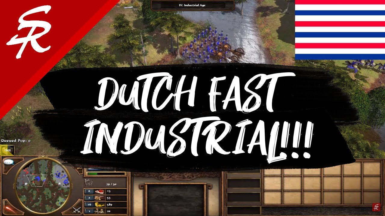 Голландская БЫСТРАЯ ПРОМЫШЛЕННОСТЬ!! | Школа стратегии | Age of Empires III