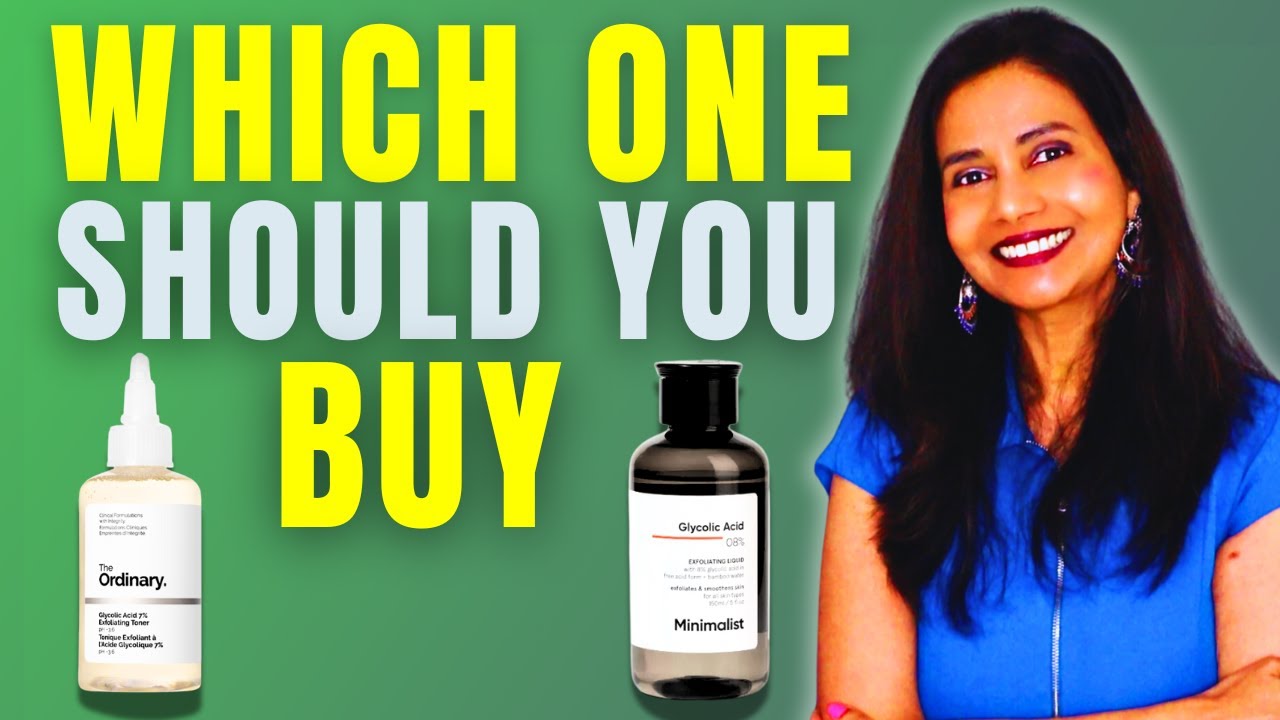 The Ordinary 7% Glycolic Acid VERSUS Minimalist 8% Glycolic Acid Toner