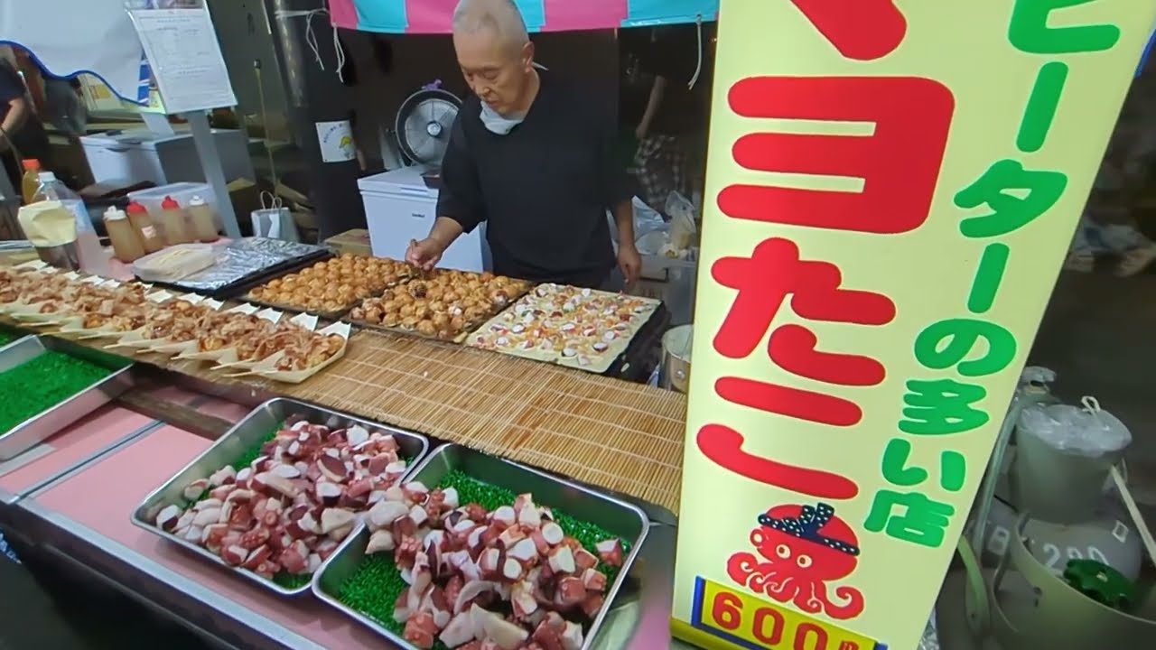 Japanese Festival Street Food! Shinjo Matsuri 2025, Yamagata
