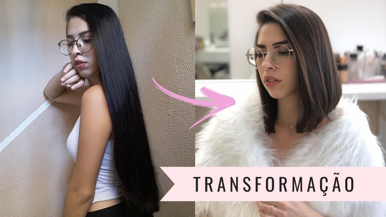 CORTEI MEU CABELO BEM CURTO 😱