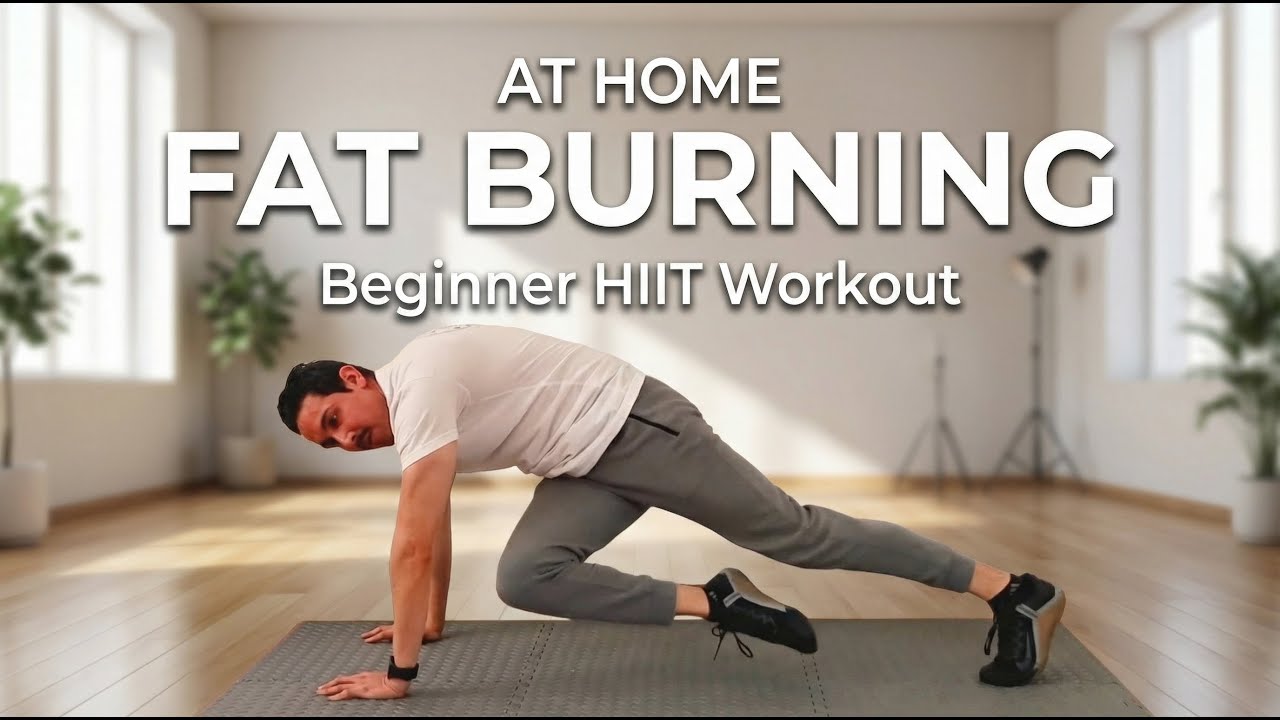 Beginner HIIT Workout | Fat Burn at Home (No Equipment)