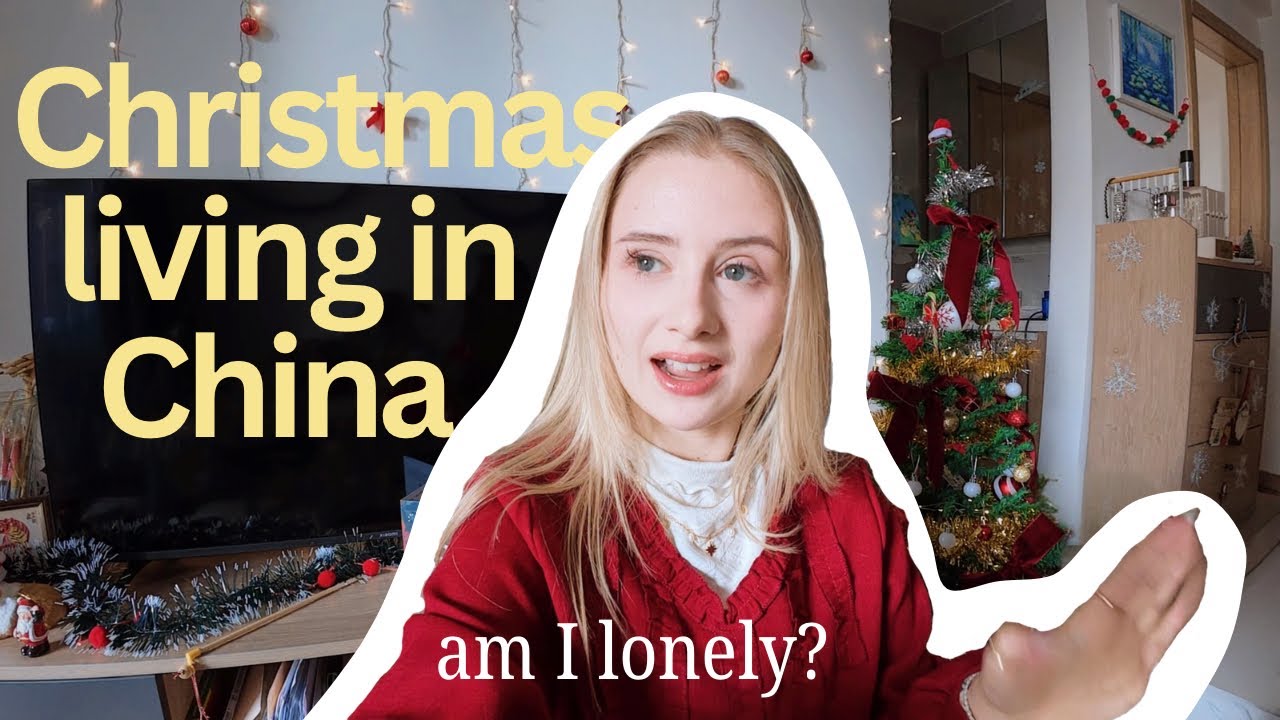 Как я отмечаю Рождество, живя в Китае? Болтливый видеоблог 🎄🐉✨