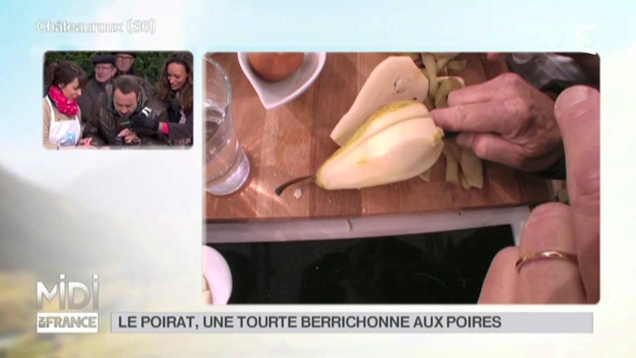 RECETTE : Le poirat, tourte berrichonne aux poires