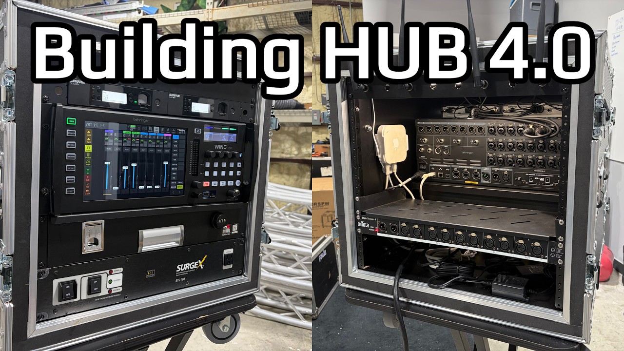 Building My New A/V Rack -- HUB 4.0