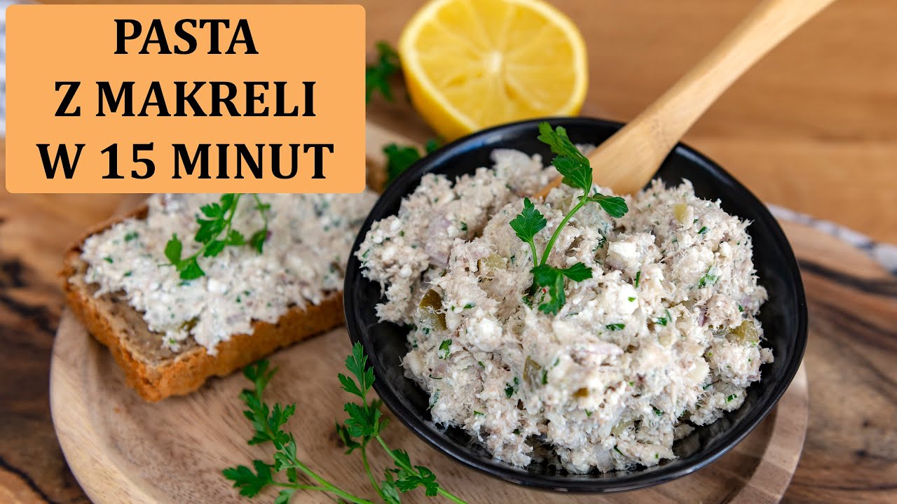 🐟 Pasta z makreli w 15 minut 🥪 Pyszna i zdrowa. Gotowanie Po Mojemu