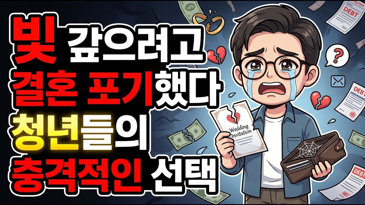 빚 갚으려고 결혼 포기했다, 청년들의 충격적인 선택