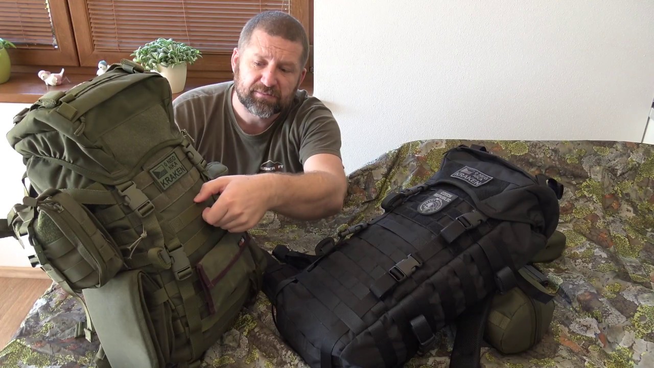 BATOH JUBÖ BUSHCRAFT 25L WARRIOR - ČERNÝ