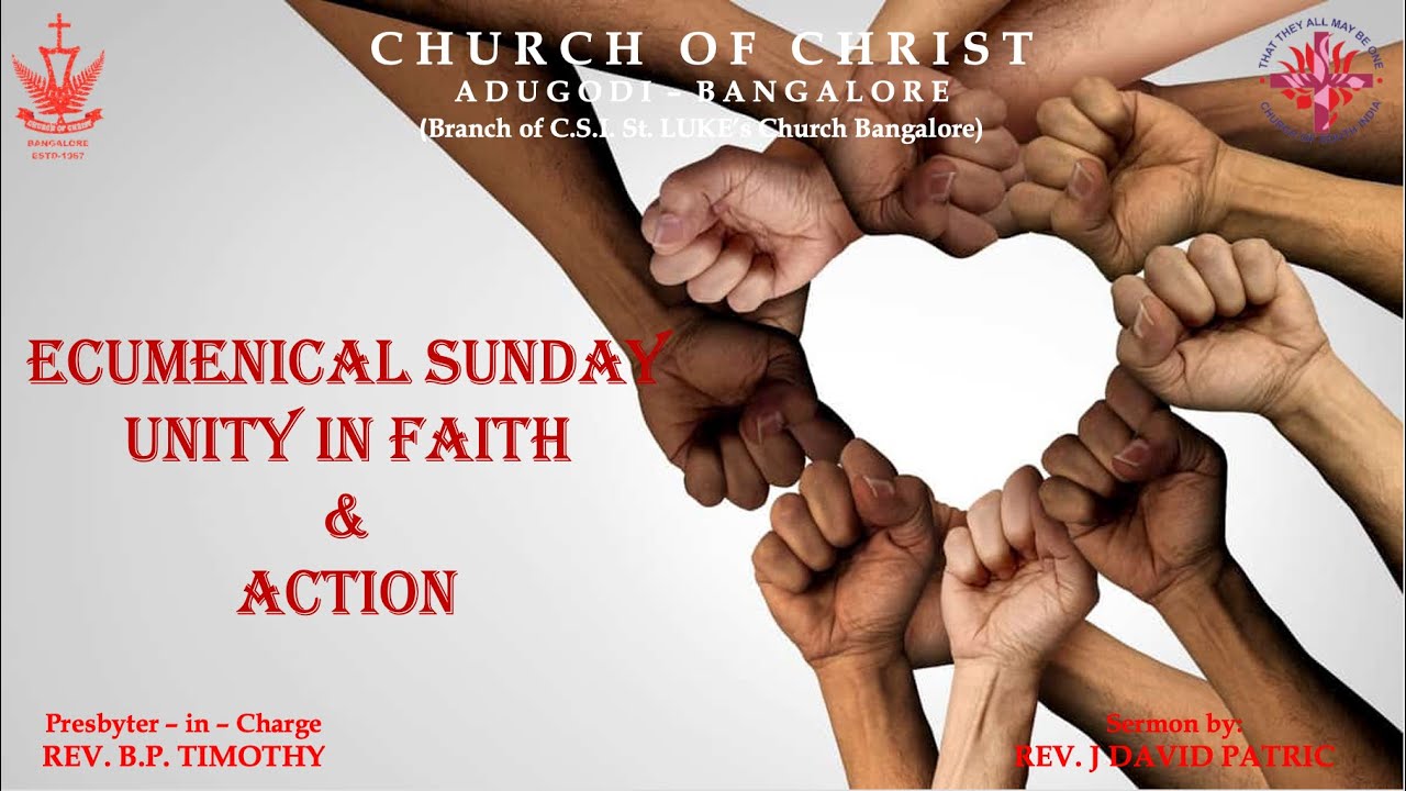 Jan 25, 2026, 08:30 A.M | Sermon: Rev. J David Patric | Presbyter Rev. B. P TIMOTHY