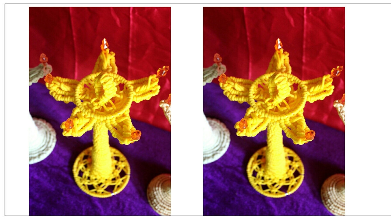 New Macrame design| Handmade Samayi/diya Making|