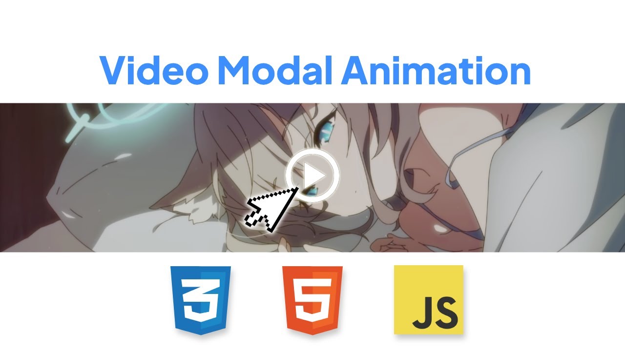 How To Make A Simple Video Modal | Video Modal Design HTML, CSS, Javascript