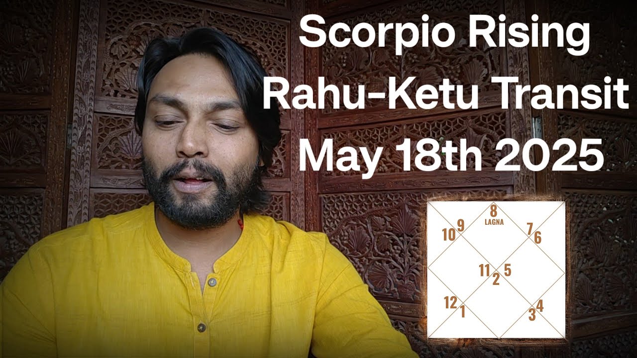 Scorpio Ascendant Rahu Transit To Aquarius May 2025 / Career / Wealth / Relationship / Health