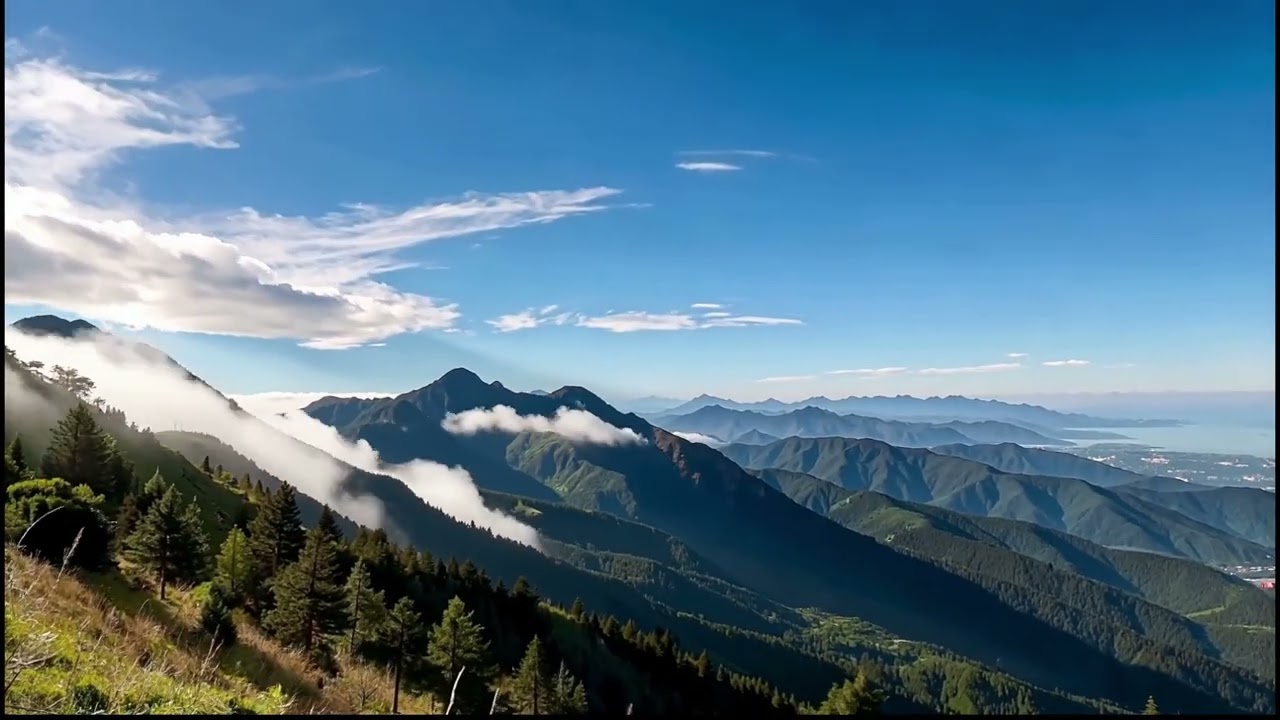 連綿的山巒 雲朵變化 A Variation of Mountains and Clouds