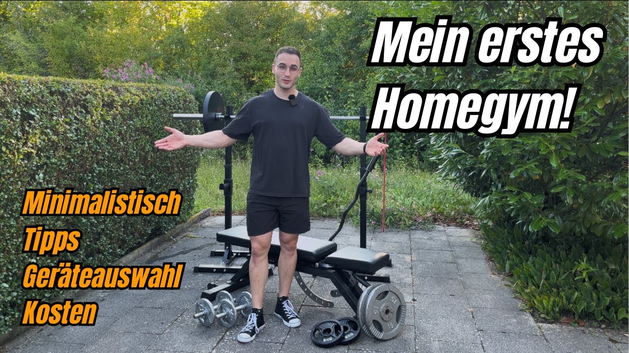 So sah mein erstes Homegym aus! Perfekt für den Anfang